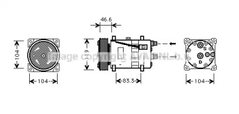 Компрессор AVA QUALITY COOLING CNK209