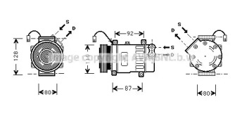 Компрессор AVA QUALITY COOLING CNK217