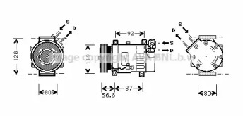 Компрессор AVA QUALITY COOLING CNK238