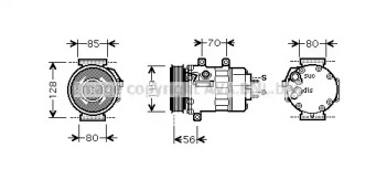 Компрессор AVA QUALITY COOLING CNK253