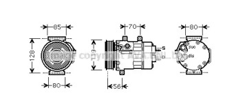 Компрессор AVA QUALITY COOLING CNK254