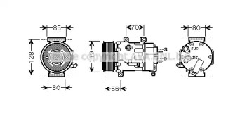 Компрессор AVA QUALITY COOLING CNK256