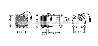 Компрессор AVA QUALITY COOLING CNK258