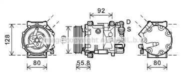 Компрессор AVA QUALITY COOLING CNK282