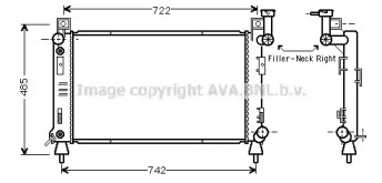 Теплообменник AVA QUALITY COOLING CR2027