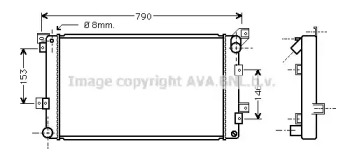 Теплообменник AVA QUALITY COOLING CR2033