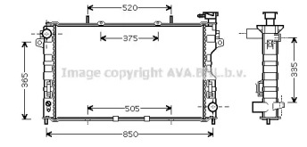 Теплообменник AVA QUALITY COOLING CR2077