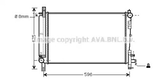 Теплообменник AVA QUALITY COOLING CR2080