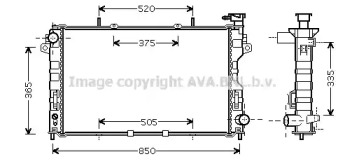 Теплообменник AVA QUALITY COOLING CR2081