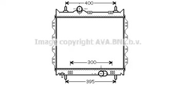 Радиатор, охлаждение двигателя AVA QUALITY COOLING CR2083