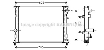 Теплообменник AVA QUALITY COOLING CR2097