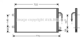 Конденсатор AVA QUALITY COOLING CR5012