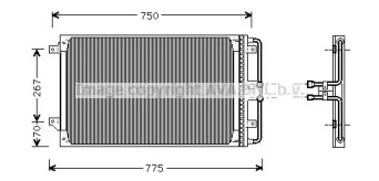 Конденсатор AVA QUALITY COOLING CR5021