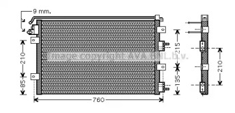 Конденсатор AVA QUALITY COOLING CR5078