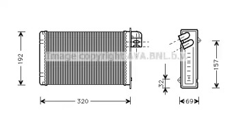 Теплообменник AVA QUALITY COOLING CR6026