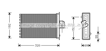 Теплообменник AVA QUALITY COOLING CR6045