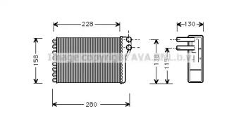 Теплообменник AVA QUALITY COOLING CR6047