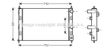 Теплообменник AVA QUALITY COOLING CRA2076