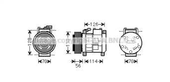 Компрессор AVA QUALITY COOLING CRAK062