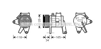 Компрессор AVA QUALITY COOLING CRAK063