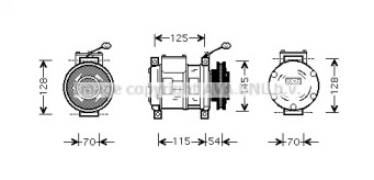 Компрессор AVA QUALITY COOLING CRAK074