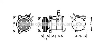 Компрессор AVA QUALITY COOLING CRAK102