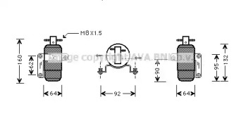 Осушитель AVA QUALITY COOLING CRD059