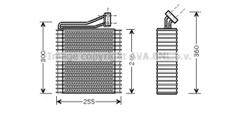 Испаритель, кондиционер AVA QUALITY COOLING CRV040