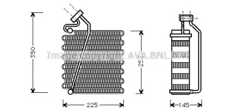 Испаритель AVA QUALITY COOLING CRV043