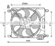 Вентилятор AVA QUALITY COOLING CT7501