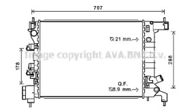 Теплообменник AVA QUALITY COOLING CTA2047