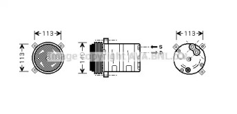 Компрессор AVA QUALITY COOLING CTK007