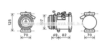 Компрессор AVA QUALITY COOLING CTK039