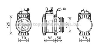 Компрессор AVA QUALITY COOLING CTK041