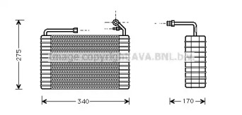 Испаритель, кондиционер AVA QUALITY COOLING CTV001