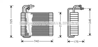 Испаритель, кондиционер AVA QUALITY COOLING CTV004