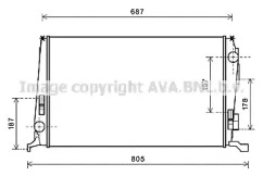 Теплообменник AVA QUALITY COOLING DA2005