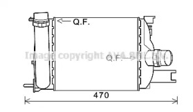 Интеркулер AVA QUALITY COOLING DA4013