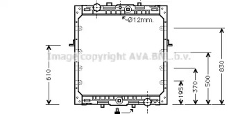 Теплообменник AVA QUALITY COOLING DF2010