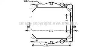 Теплообменник AVA QUALITY COOLING DF2041