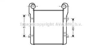 Интеркулер AVA QUALITY COOLING DF4005