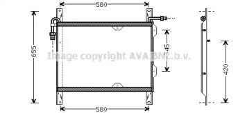 Конденсатор AVA QUALITY COOLING DF5022