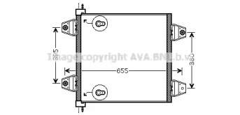 Конденсатор, кондиционер AVA QUALITY COOLING DF5034