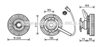 Сцепление AVA QUALITY COOLING DFC046