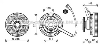 Сцепление AVA QUALITY COOLING DFC047