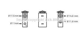 Клапан AVA QUALITY COOLING DN1258