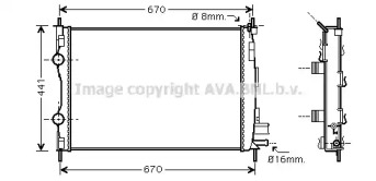 Теплообменник AVA QUALITY COOLING DN2287