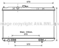 Теплообменник AVA QUALITY COOLING DN2353