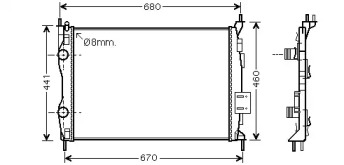 Теплообменник AVA QUALITY COOLING DN2413