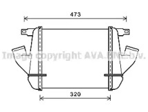 Интеркулер AVA QUALITY COOLING DN4408